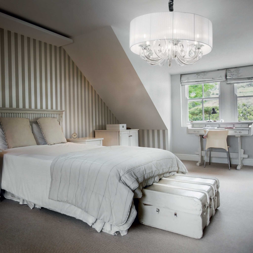 Ideal Lux - Lustre en cristal 3xE14/40W/230V blanc