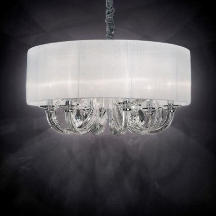 Ideal Lux - Lustre en cristal 3xE14/40W/230V blanc