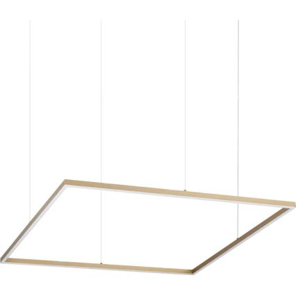 Ideal Lux - Suspension sur câble LED ORACLE SLIM LED/53W/230V 3000K IRC 90 90x90 cm dorée
