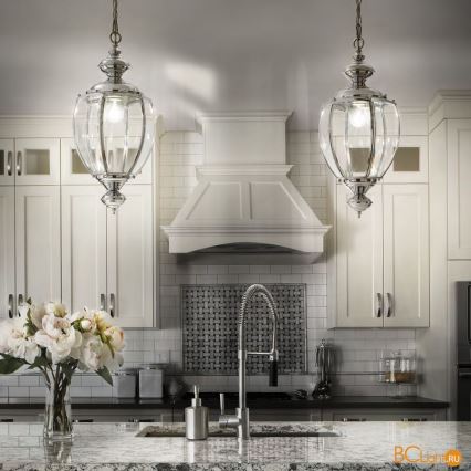 Ideal Lux - Lustre suspendu à chaîne 1xE27/60W/230V Ø 25 cm, chrome brillant