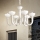 Ideal Lux - Lustre suspendu BON BON sur chaîne 8xE14/28W/230V Ø 95,5 cm blanc