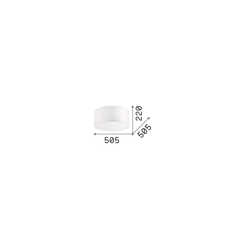 Ideal Lux - Plafonnier 3xE27/60W/230V