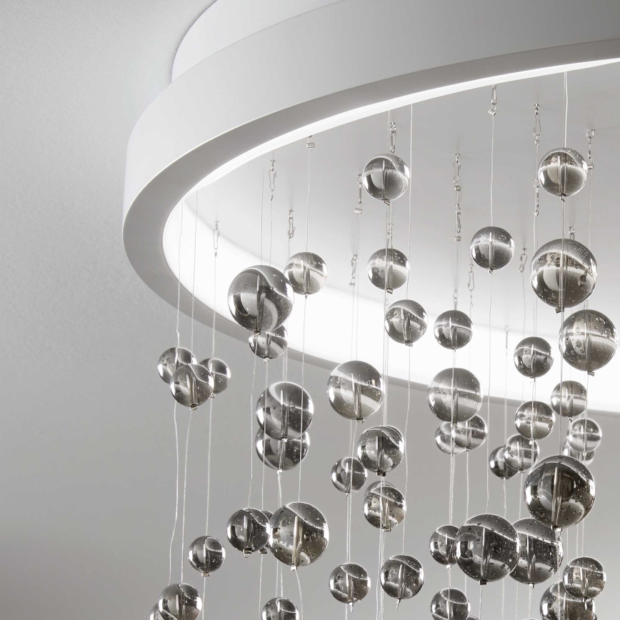 Ideal Lux - Plafonnier à intensité variable ARMONY LED/56W/230V CRI 90 d. 60 cm blanc