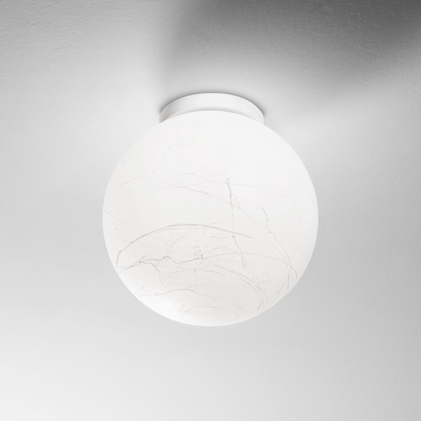 Ideal Lux - Plafonnier CARTA 1xE27/25W/230V d. 30 cm blanc