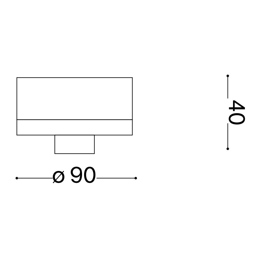 Ideal Lux - Plafonnier d'extérieur CLIO 1xE27/42W/230V IP44 anthracite