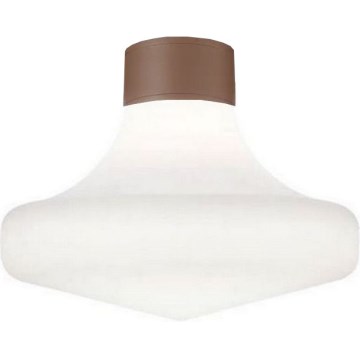 Ideal Lux - Plafonnier d'extérieur CLIO 1xE27/42W/230V IP44 marron