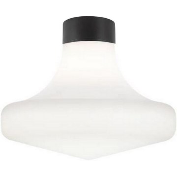 Ideal Lux - Plafonnier d'extérieur CLIO 1xE27/42W/230V IP44 noir