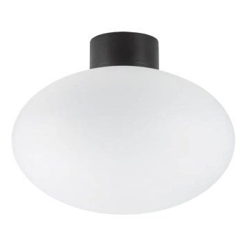 Ideal Lux - Plafonnier extérieur CLIO 1xE27/42W/230V IP44 noir