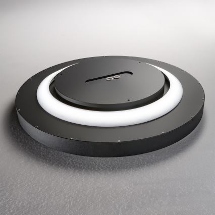 Ideal Lux - Plafonnier FLY LED/26W/230V 2700K d. 45 cm CRI 90 IP40 noir