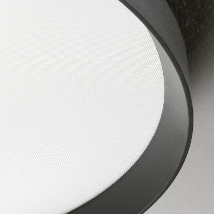 Ideal Lux - Plafonnier FLY LED/26W/230V 2700K d. 45 cm CRI 90 IP40 noir