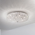 Ideal Lux - Plafonnier LED en cristal KING 5xG9/3W/230V d. 38 cm chrome brillant