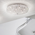 Ideal Lux - Plafonnier LED en cristal KING 9xG9/3W/230V d. 53,5 cm chrome brillant