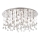 Ideal Lux - Plafonnier LED en cristal MOONLIGHT 15xG9/3W/230V d. 80 cm chrome brillant