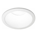 Ideal Lux - Plafonnier LED encastré pour salle de bains GAME TRIM LED/11W/230V 3000K IRC 90 Ø 8,5 cm IP65 blanc