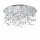 Ideal Lux - Plafonnier LED NEVE 15xG9/3W/230V Ø 80 cm chrome brillant