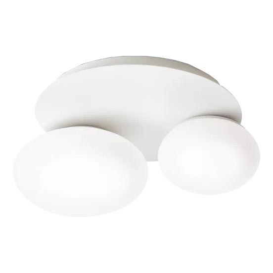 Ideal Lux - Plafonnier LED NINFEA 2xGX53/9W/230V blanc