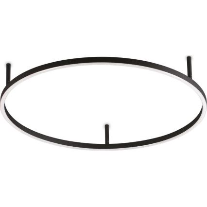 Ideal Lux - Plafonnier LED ORACLE SLIM LED/37W/230V 2700K CRI 90 Ø 70 cm noir