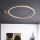Ideal Lux - Plafonnier LED ORACLE SLIM LED/29W/230V 3000K (blanc chaud) IRC 90 Ø 50 cm finition dorée