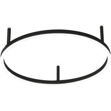 Ideal Lux - Plafonnier LED ORACLE SLIM LED/29W/230V 4000K IRC 90 Ø 50 cm noir