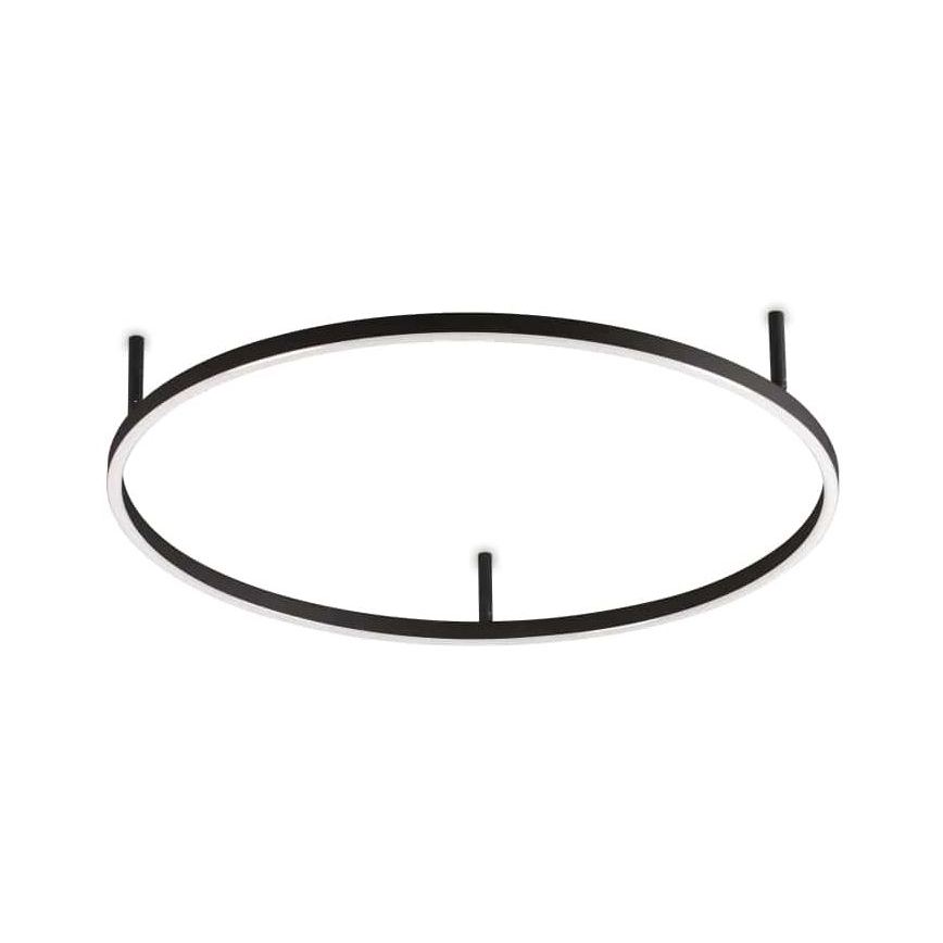 Ideal Lux - Plafonnier LED ORACLE SLIM LED/37W/230V 3000K IRC 90 Ø 70 cm noir