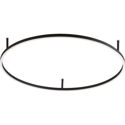 Ideal Lux - Plafonnier LED ORACLE SLIM LED/53W/230V 4000K CRI 90 Ø 90 cm noir