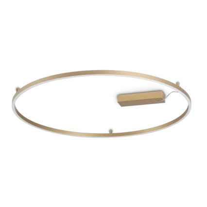 Ideal Lux - Plafonnier LED ORACLE SLIM LED/53W/230V 3000K IRC 90 Ø 90 cm doré