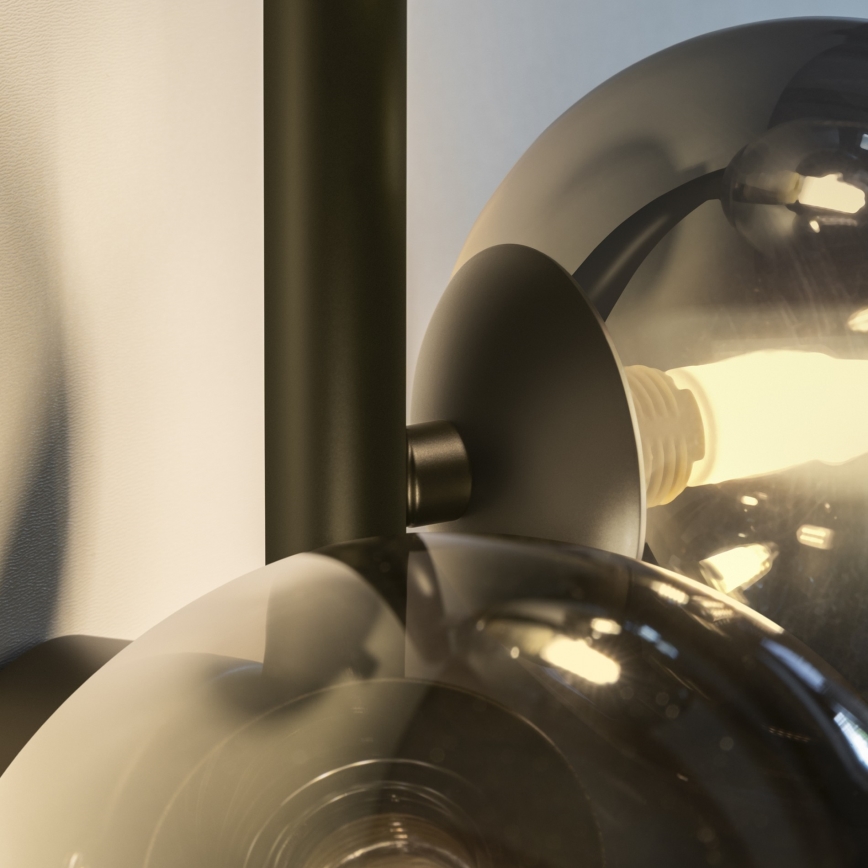 Ideal Lux - Lustre LED PERLAGE 6xG9/3W/230V 49 cm noir/fumé