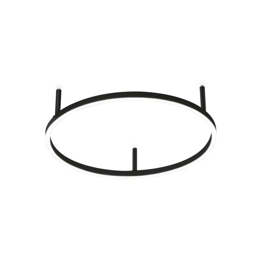 Ideal Lux - Plafonnier ORACLE SLIM LED/32W/230V 3000K d. 50 cm noir