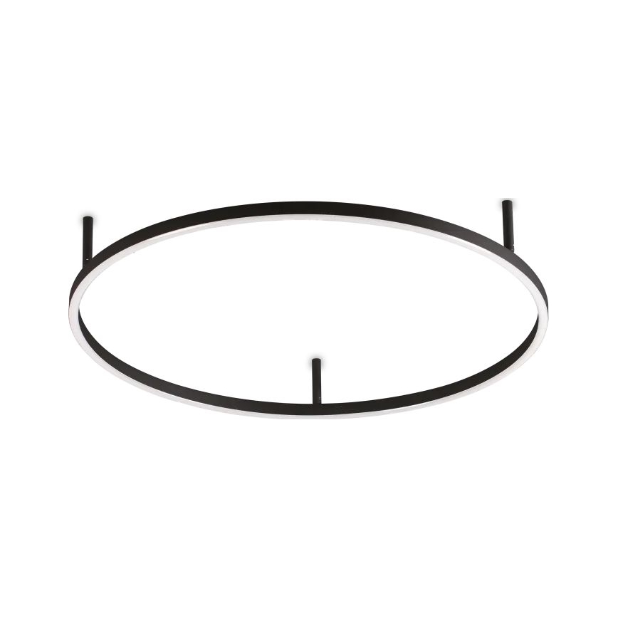 Ideal Lux - Plafonnier ORACLE SLIM LED/37W/230V 2700K d. 70 cm noir