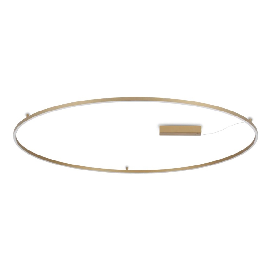 Ideal Lux - Plafonnier LED ORACLE SLIM LED/81W/230V 3000K IRC 90 Ø 150 cm doré