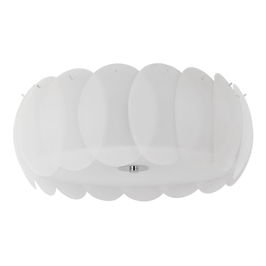 Ideal Lux - Plafonnier OVALINO 8xE27/60W/230V Ø 53,5 cm blanc