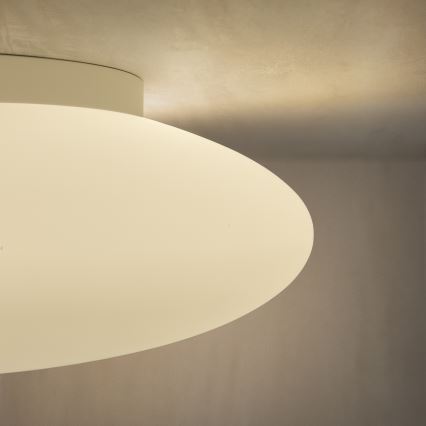 Ideal Lux - Plafonnier SMARTIES 1xE27/42W/230V Ø 33 cm blanc