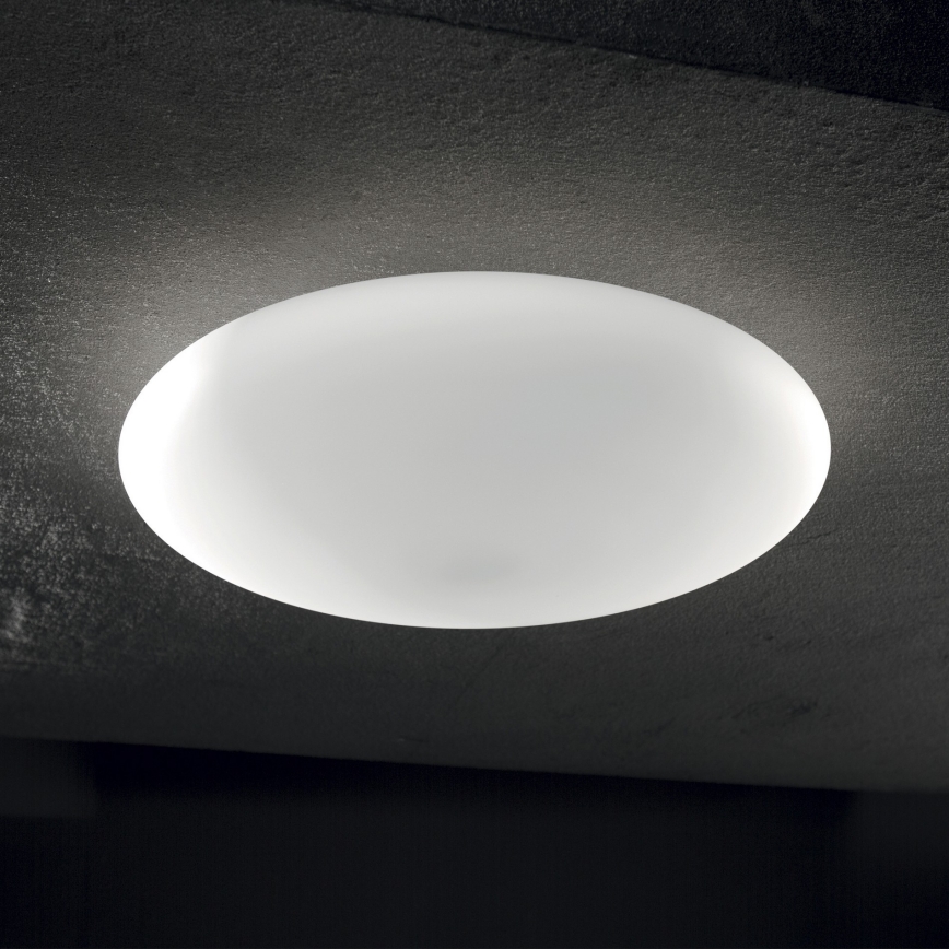 Ideal Lux - Plafonnier SMARTIES, 2xE27/42W/230V, Ø 42,5 cm, blanc