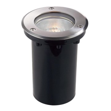 Ideal Lux - Spot d'extérieur encastrable PARK 1xE27/60W/230V IP67 chrome mat