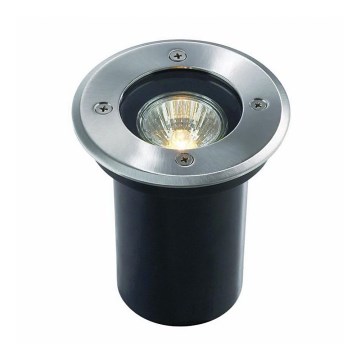 Ideal Lux - Spot d'extérieur encastrable PARK 1xGU10/20W/230V IP65 chrome mat