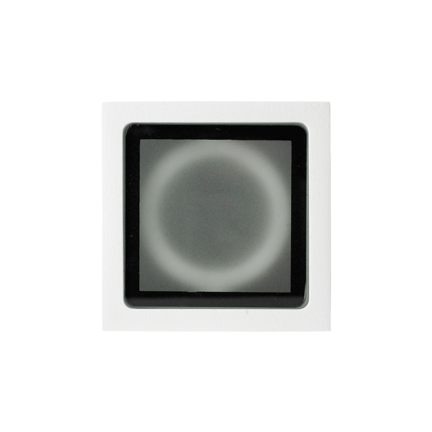 Ideal Lux - Spot d'extérieur TECHO 1xGU10/20W/230V 15x15 cm IP54 blanc