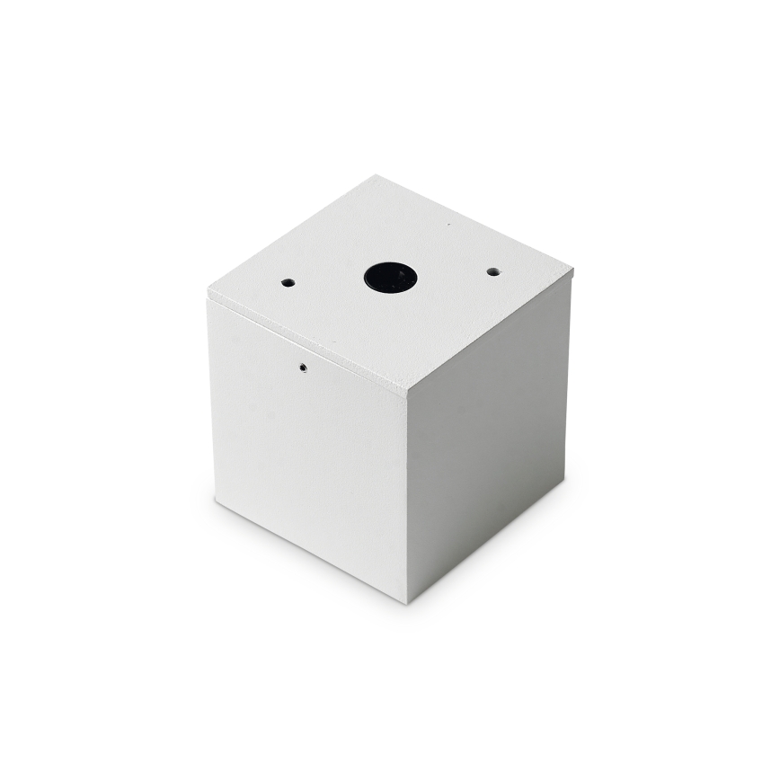 Ideal Lux - Spot d'extérieur TECHO 1xGU10/20W/230V 15x15 cm IP54 blanc