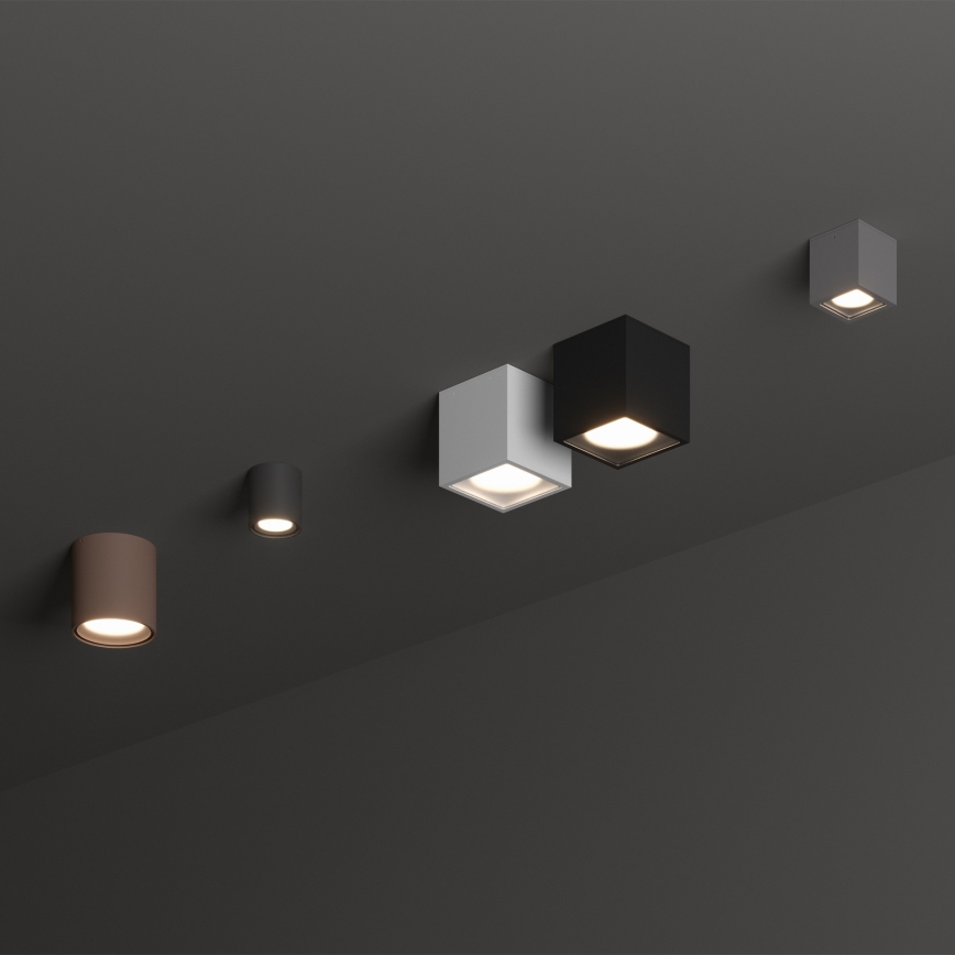 Ideal Lux - Spot d'extérieur TECHO 1xGU10/20W/230V 9x9 cm IP54 anthracite