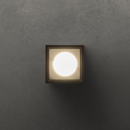 Ideal Lux - Spot d'extérieur TECHO 1xGU10/20W/230V 9x9 cm IP54 noir