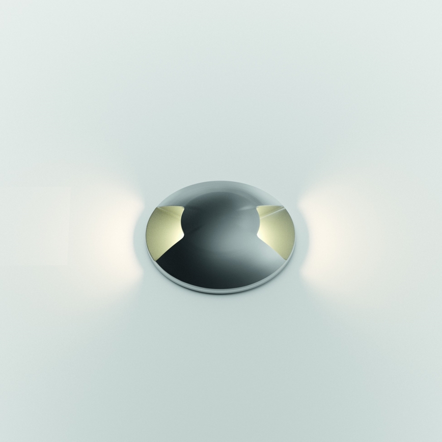 Ideal Lux - Spot encastrable dans le sol ROCKET LED/2W/24V CRI 90 IP68 chrome mat