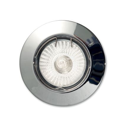 Ideal Lux - Spot encastré 1xGU10/50W/230V Ø 7,7 cm chrome brillant