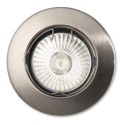 Ideal Lux - Spot encastré 1xGU10/50W/230V Ø 7,7 cm chrome mat