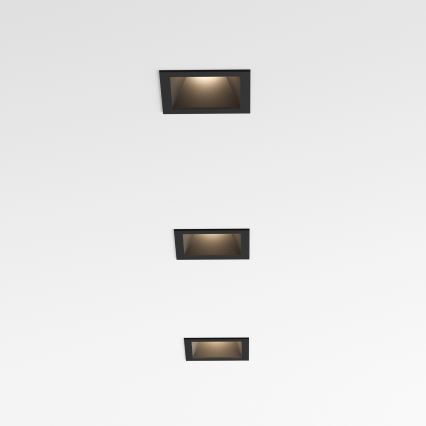 Ideal Lux - Luminaire LED encastré GAME TRIM LED/11W/230V 3000K CRI 90 8,4x8,4 cm IP40 noir