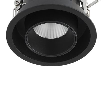 Ideal Lux - Spot encastré LED NOVA, 20W, 230V, 4000K, IRC 90, Ø 15,4 cm, noir