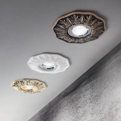 Ideal Lux - Spot encastré POLKA 1xGU10/50W/230V doré