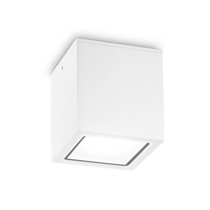 Ideal Lux - Spot extérieur TECHO 1xGU10/20W/230V 9x9 cm IP54 blanc