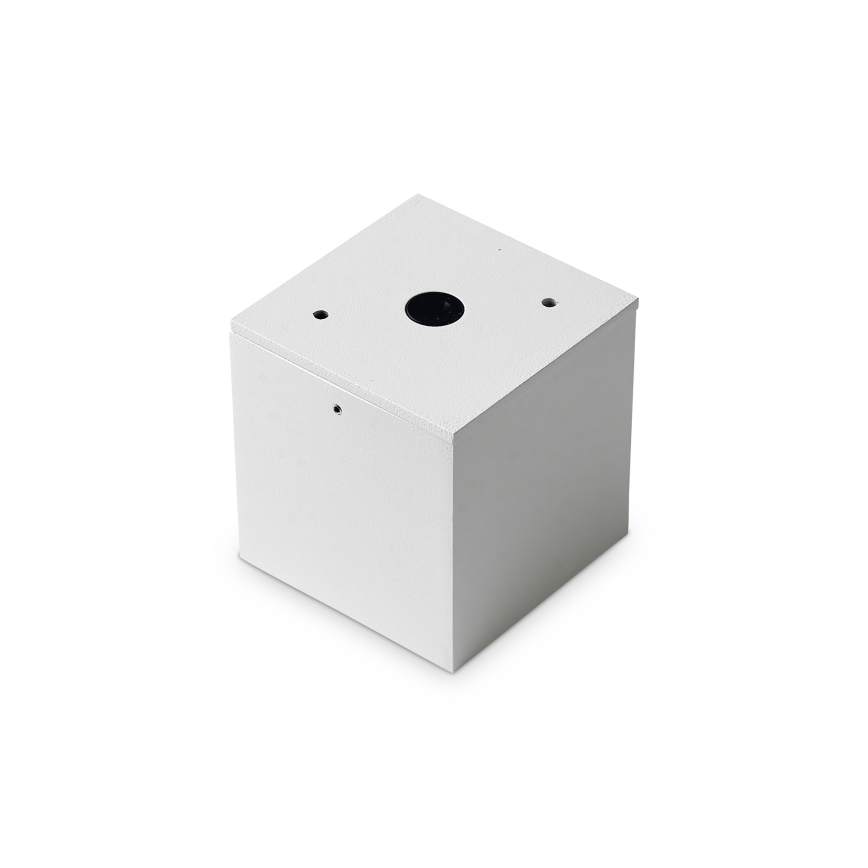 Ideal Lux - Spot extérieur TECHO 1xGU10/20W/230V 9x9 cm IP54 blanc