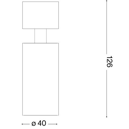 Ideal Lux - Spot LED DYNAMITE 1xGU10/7W/230V IRC 90 laiton