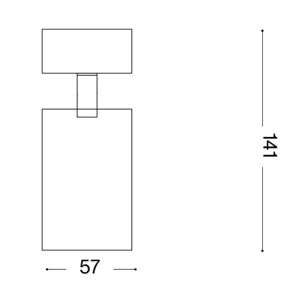 Ideal Lux - Spot LED DYNAMITE 1xGU10/7W/230V IRC 90, laiton
