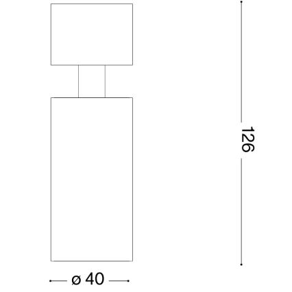 Ideal Lux - Spot LED DYNAMITE 1xGU10/7W/230V IRC 90 noir